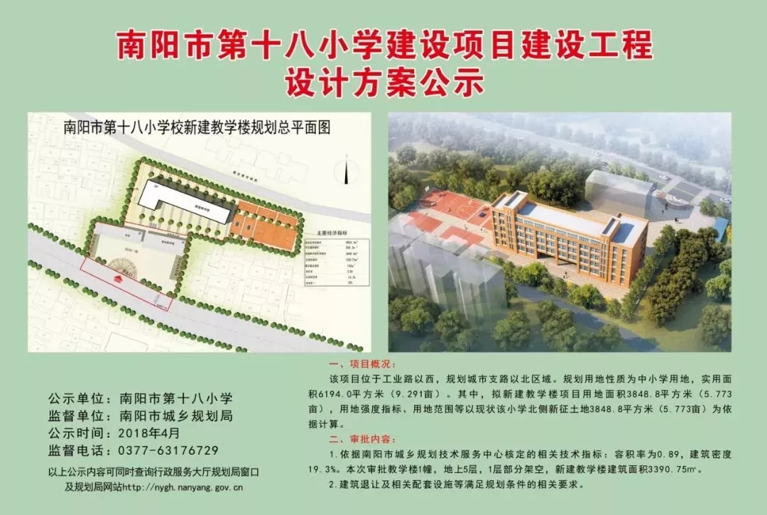 南陽市十八小新校址