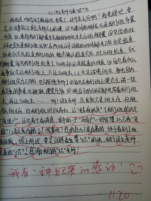 初中學(xué)生作文